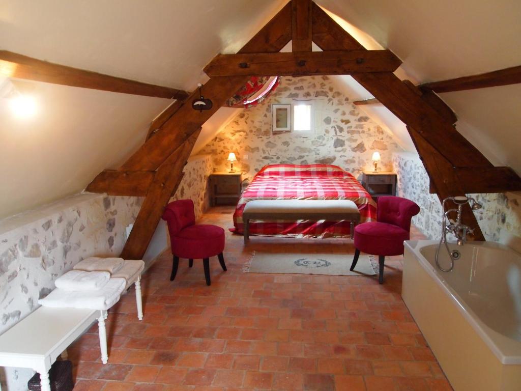 Chambres D'Hotes De La Boire Bavard Blaison Ruang foto